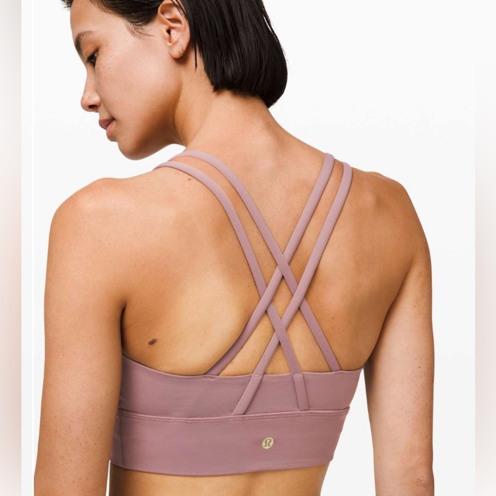 Lululemon Energy Bra Long Line Lunar New Year In Misty Mocha Size 4 New No Tags